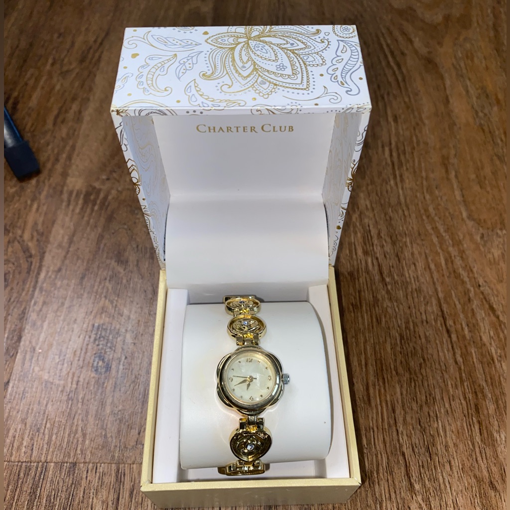 Gold Tone Watch
